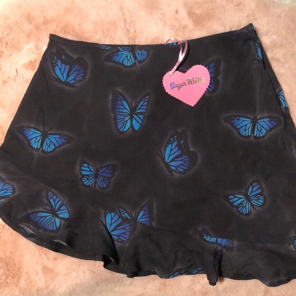 BNWT DollsKill Blue mini skirt 💙 - Picture 5 of 5